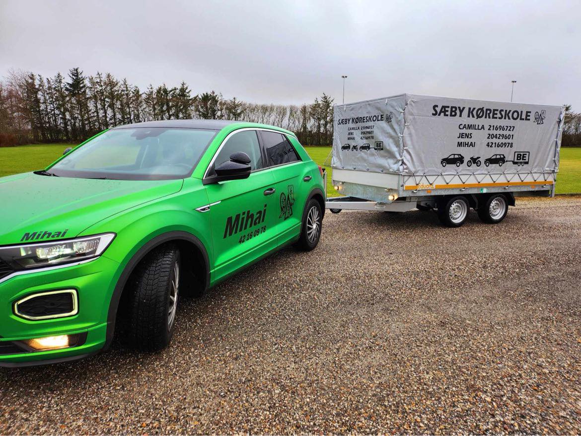 Trailer kørekort Sæby Køreskole